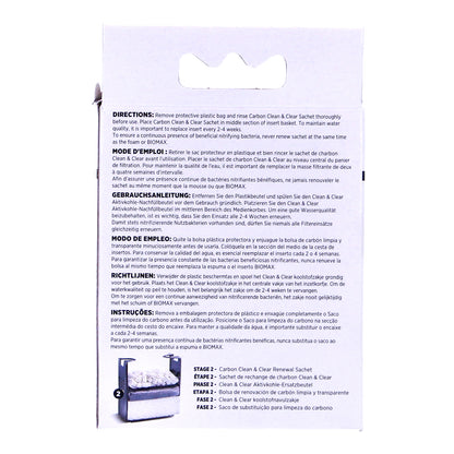 Fluval Edge Carbon Clean and Clear Sachets - A1379