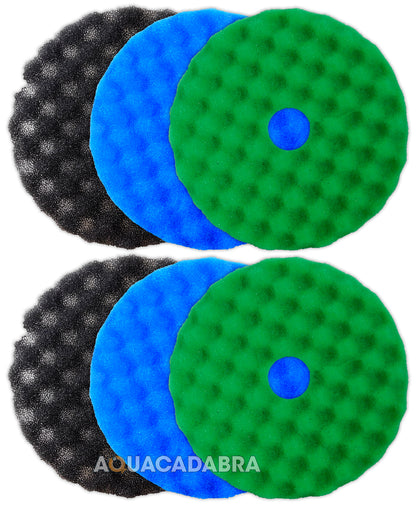 Aquacadabra Foam Filter Sets Fits Cloverleaf CL1 CL2 CL3 Pond Filter x2