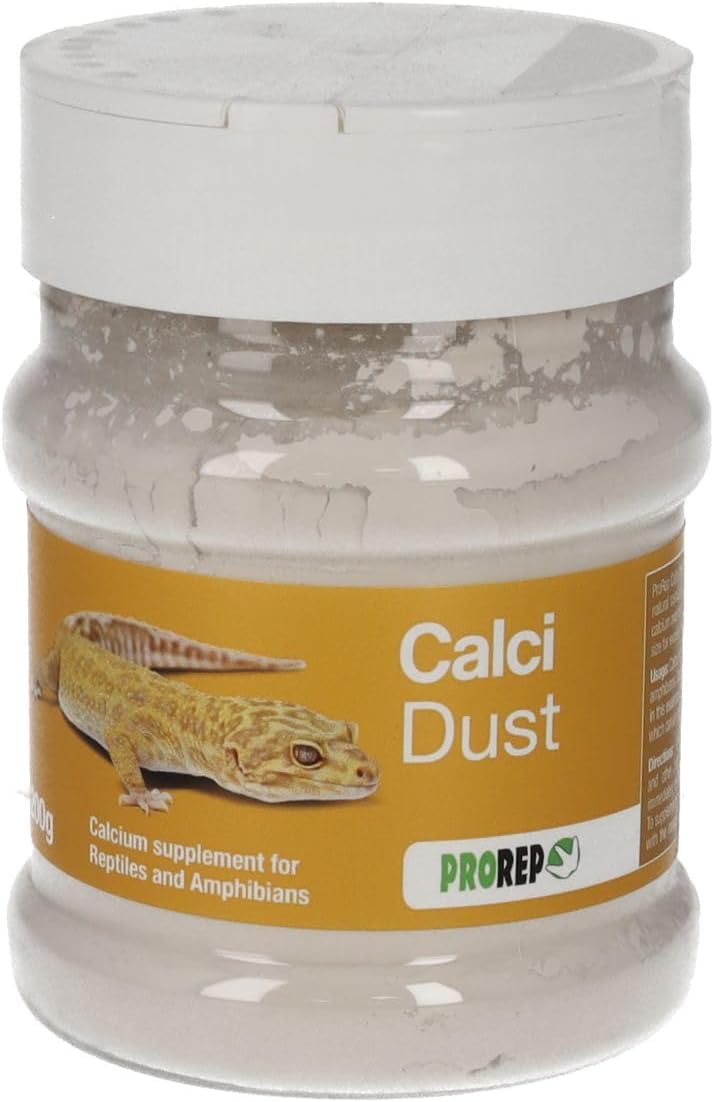 ProRep Calcium Dust 200g Reptiles Snake Gecko Frog Amphibian Supplement