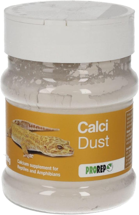 ProRep Calcium Dust 200g Reptiles Snake Gecko Frog Amphibian Supplement