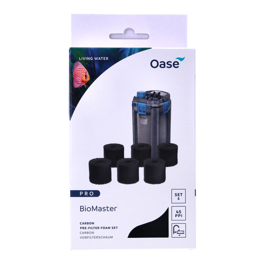Oase BioMaster Pre-Filter Foam Set of 6 - Carbon