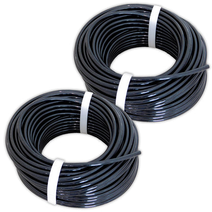 4mm Black Aquarium Airline Tubing Air Pump Hose Fish Tank Pond 60m 90m