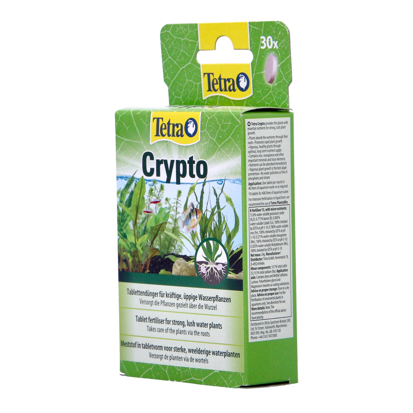 Tetra Root Crypto 30 Tabs Aquarium Plant Fertiliser