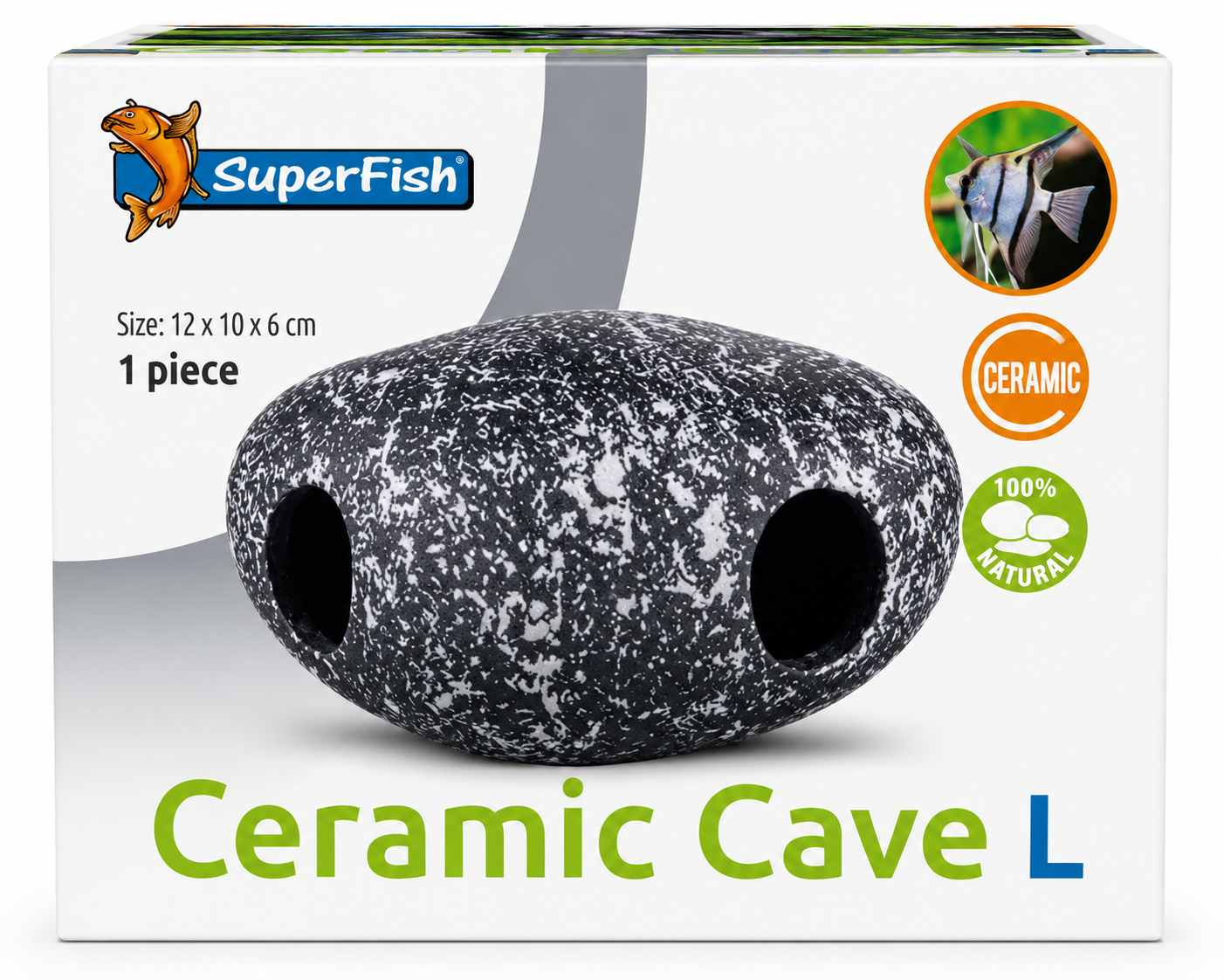 Superfish Ceramic Caves Shrimp Fish Fry Hides Aquarium Tank Decoration