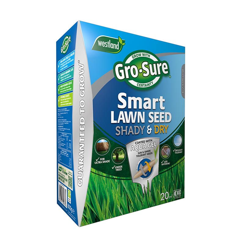Westland Gro-Sure Smart Lawn Seed Shady & Dry 20m² Drought Tolerant
