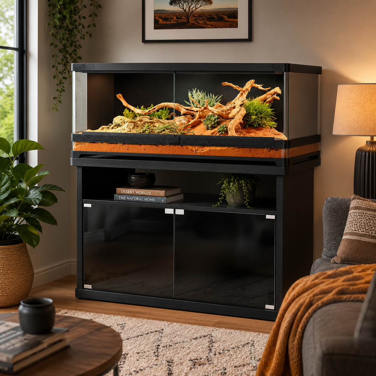 Exo Terra Vista 90 - Paroramic Terrarium 90x45x45cm