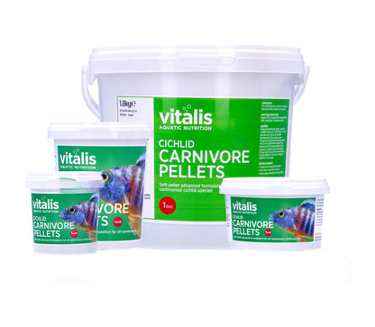 Vitalis Cichlid Carnivore Pellets - 1mm Pellets