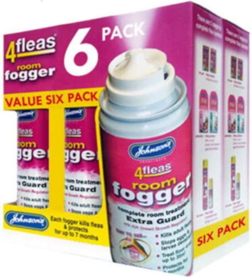 Johnsons 4fleas Room Fogger Complete Room Treatment Flea Remover