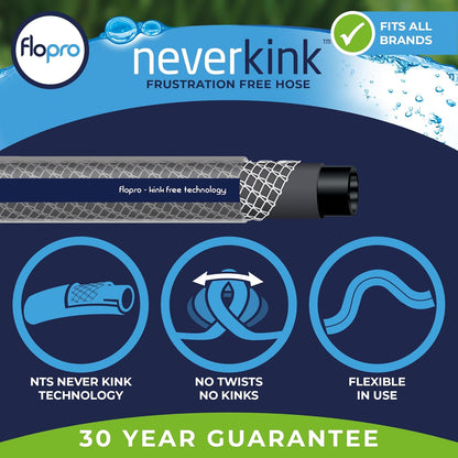 Flopro NeverKink Hose Kink Free Technology UV Protected Garden Hose 25m/45m