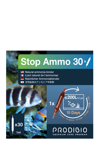 Prodibio Stop Ammo, Aquarium Ammonia Treatment