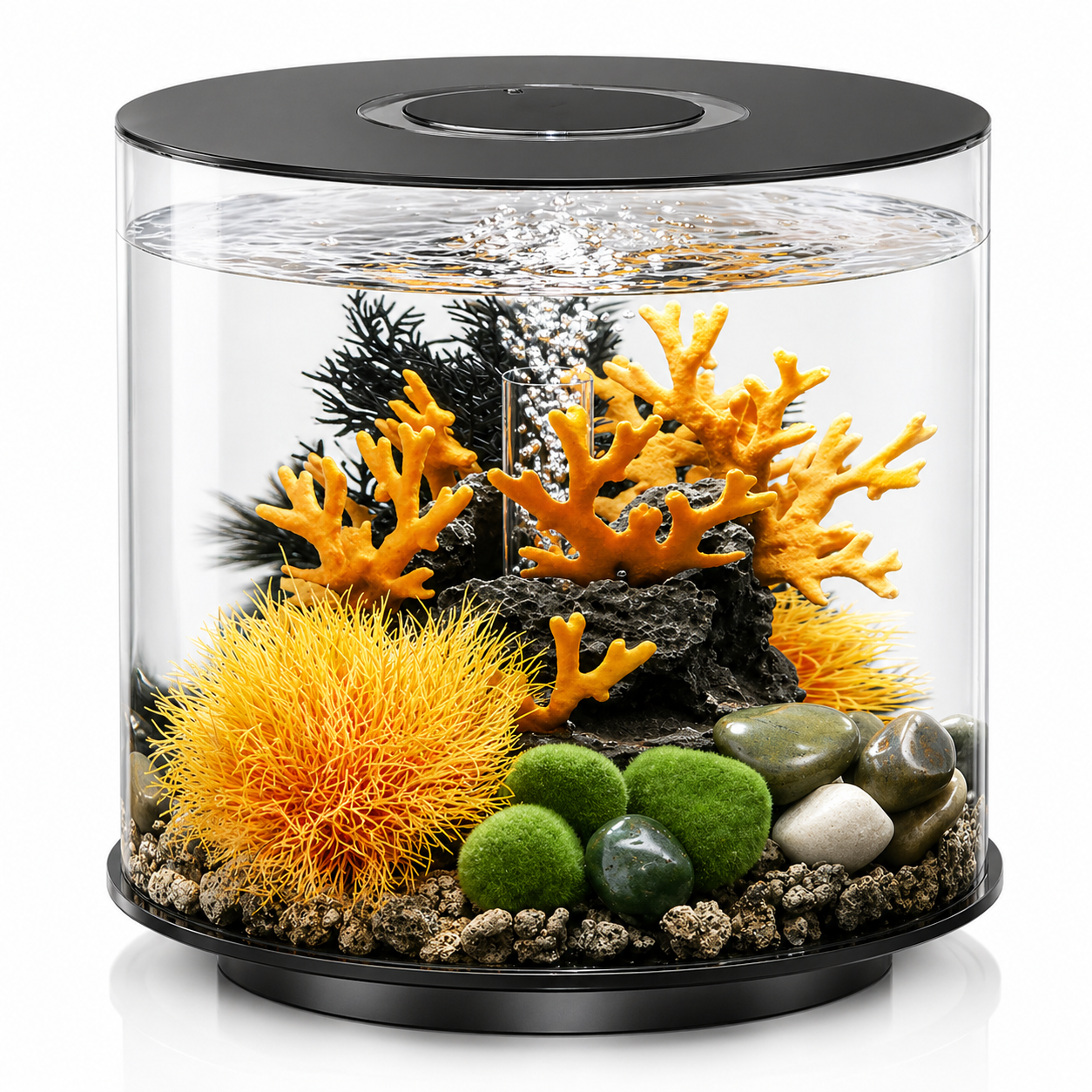 biOrb Tube 35L MCR LED Aquarium | Black/White