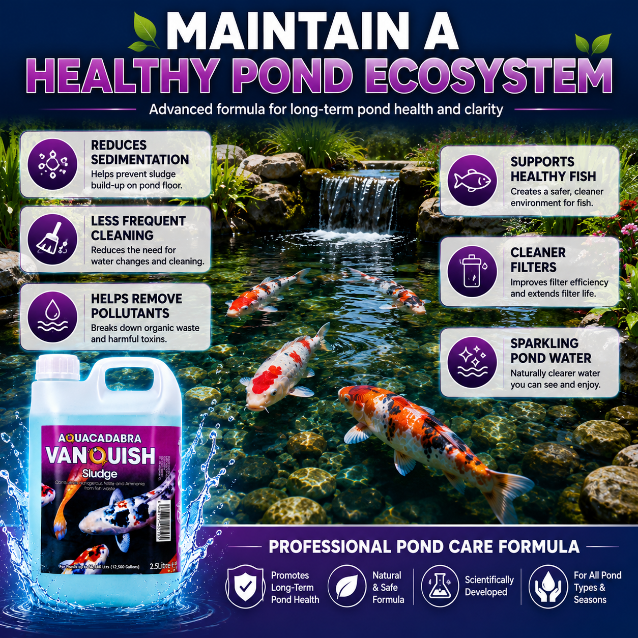 Aquacadabra Vanquish Sludge Pond Cleaner
