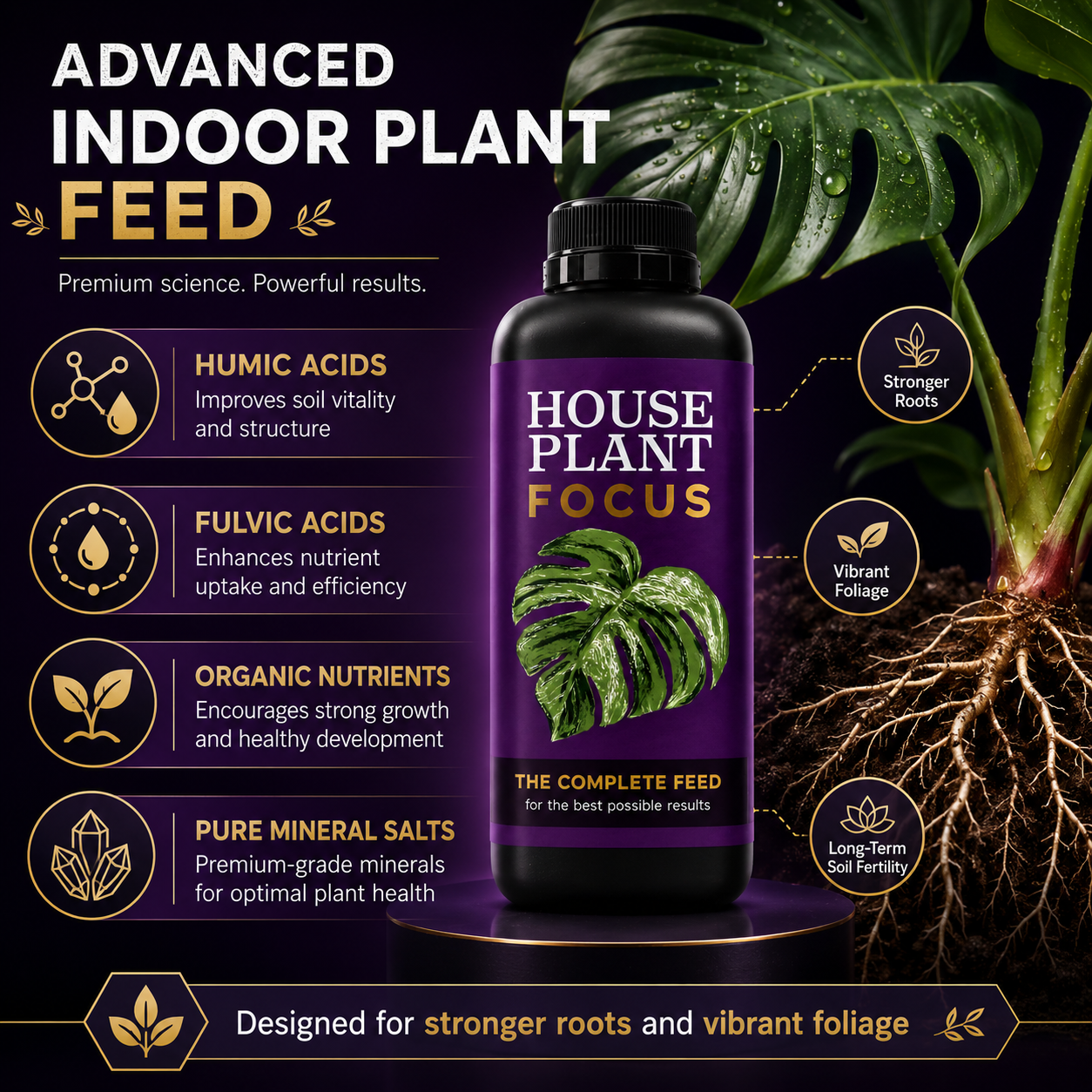 Growth Technology House Plant Focus 1L 