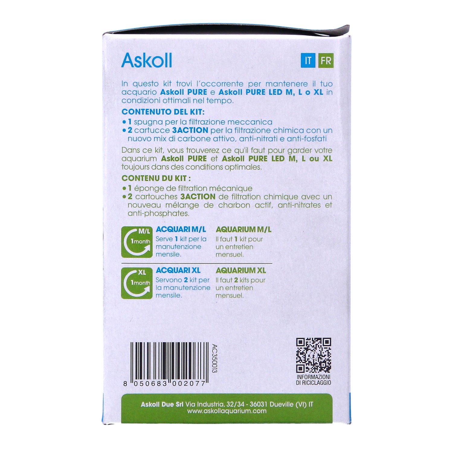Askoll Pure Filter Media Kit M/L/XL 
