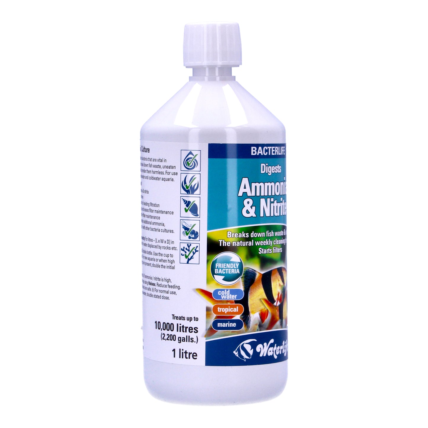 Waterlife Bacterlife - Digests Ammonia & Nitrite