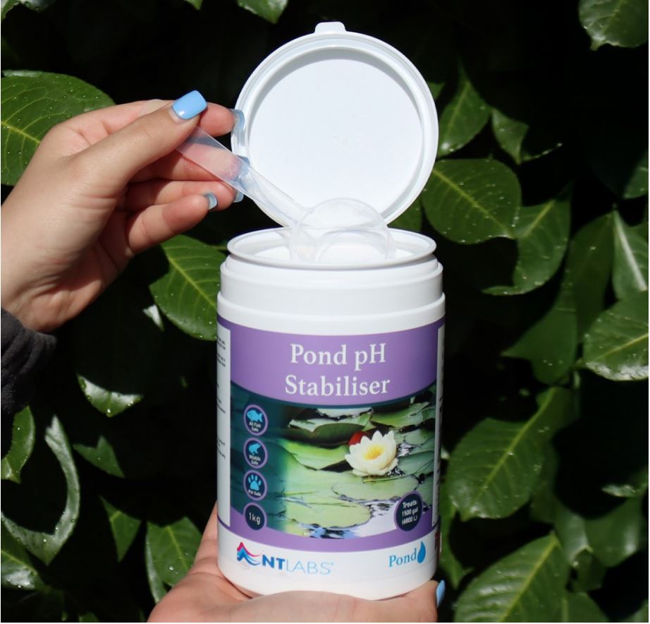 NT Labs Pond pH Stabiliser Water Hardness Powder 1kg