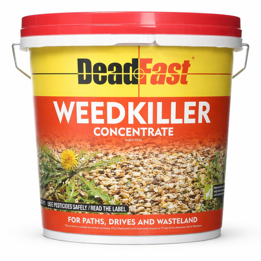 Deadfast Weedkiller Concentrate for Paths and Drives 12x 100ml Tub