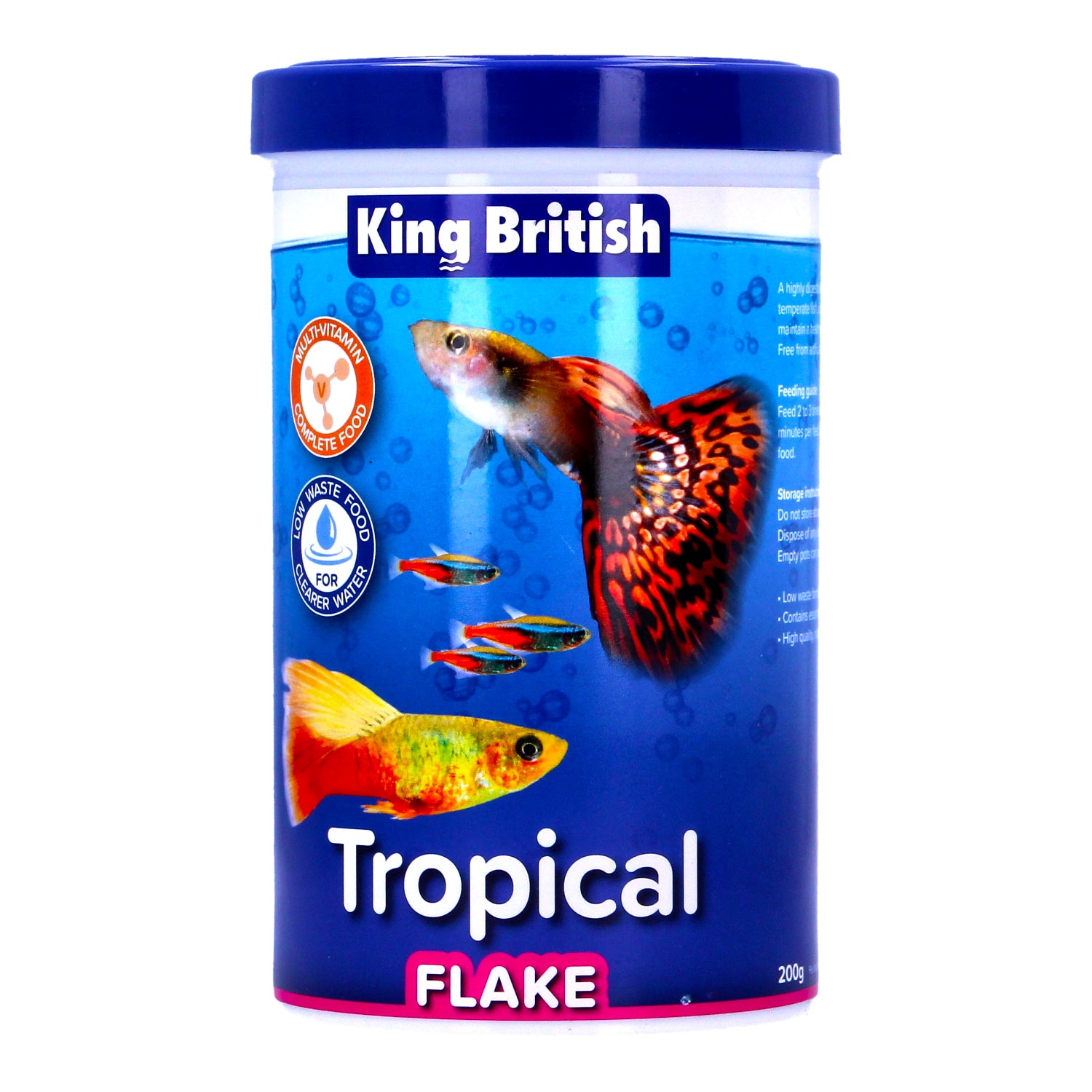 King British Tropical Fish Flakes