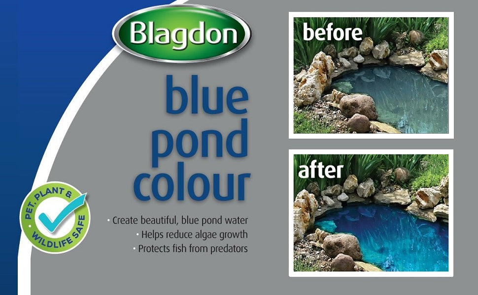 Blagdon Blue Pond Colour, Pond Dye