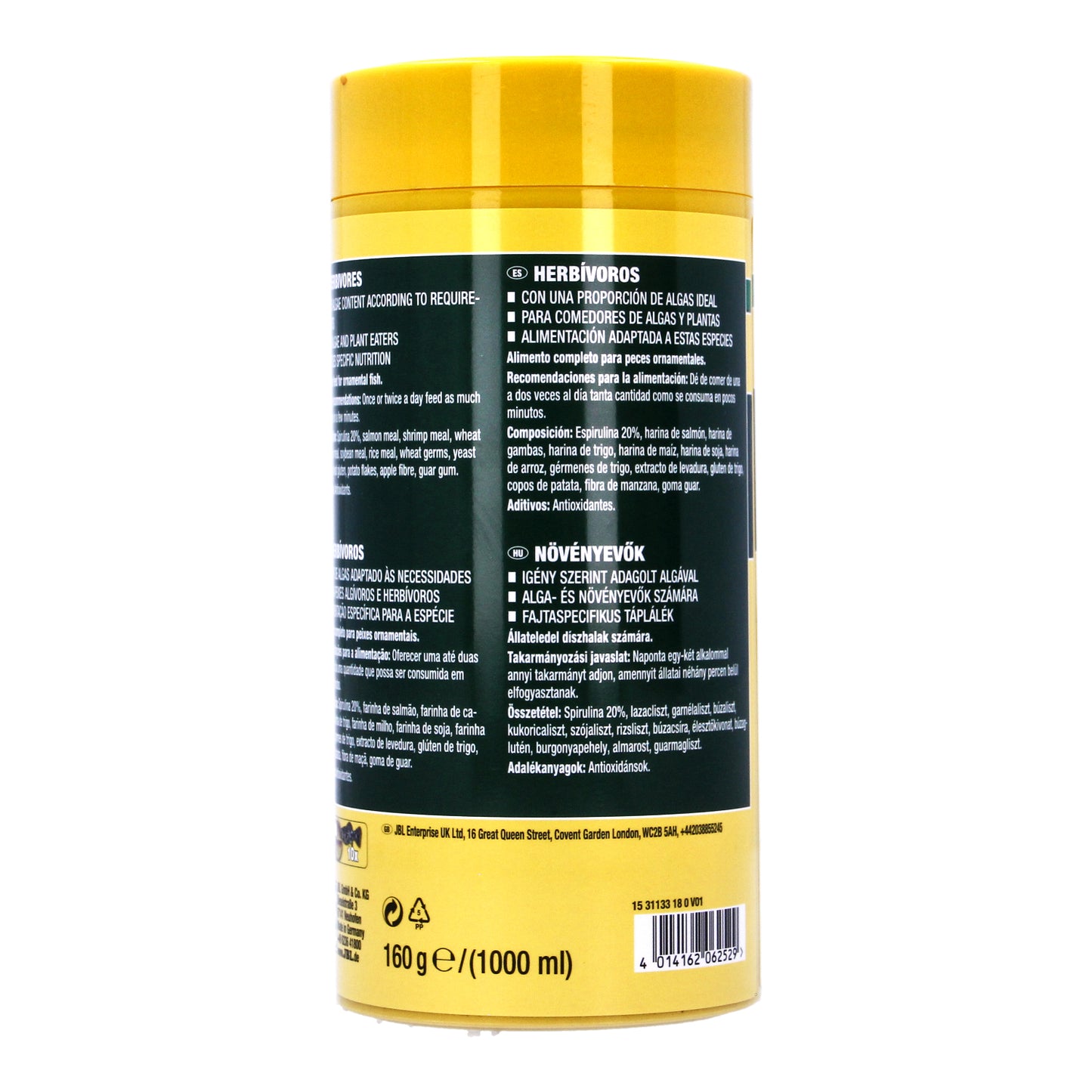 JBL Spirulina Algae Flake Food