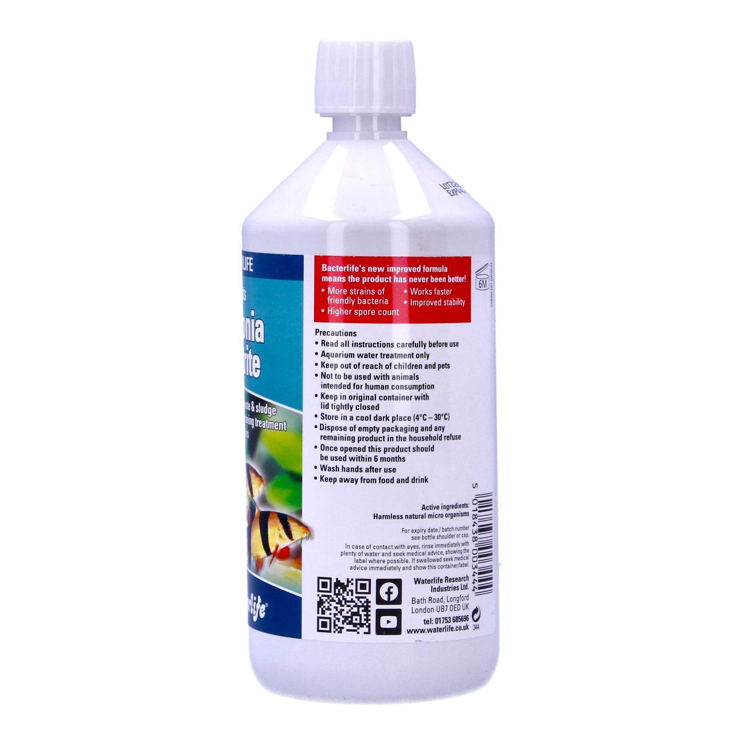 Waterlife Bacterlife - Digests Ammonia & Nitrite