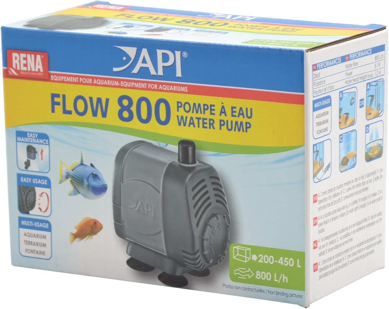 API Flow 800 Aquarium Water Pump – 800 LPH
