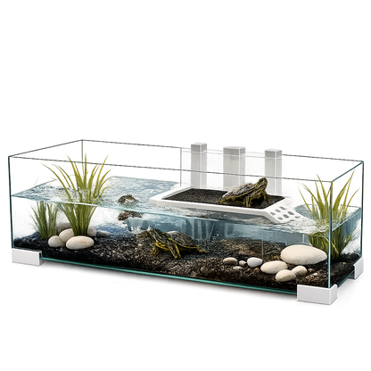 Ciano Tartarium 80 Turtle Tank with Adjustable Ramp