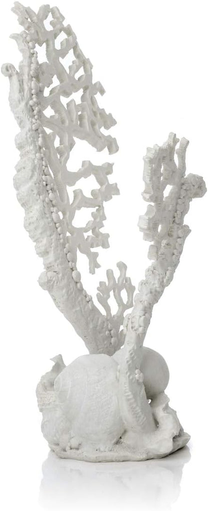 biOrb Fan Coral Ornament White Medium 