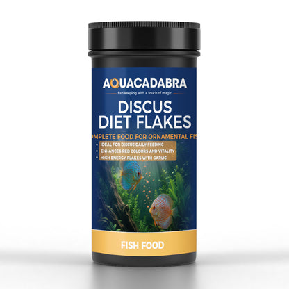 Aquacadabra Discus Flakes Tropical Fish Food High Protein Aquarium Flake