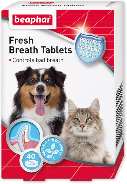 Beaphar Fresh Breath 40 Tablets for Cat & Dogs