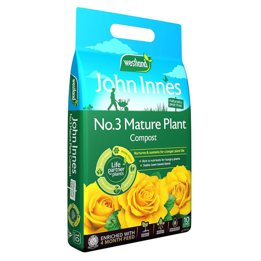 John Innes No 3 Mature Plant Compost 10L Pouch
