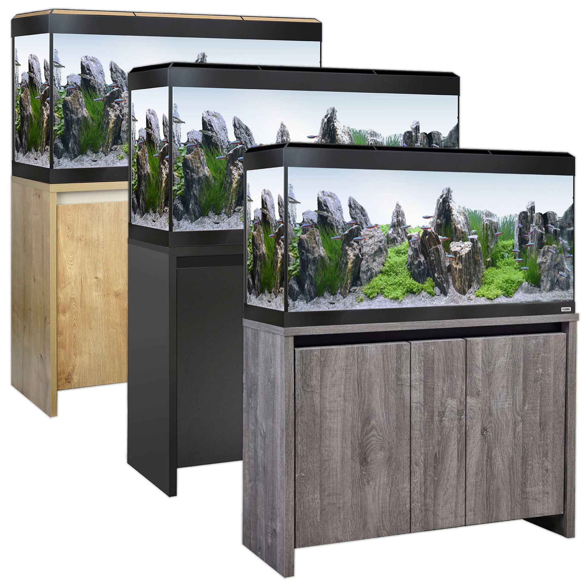 Fluval Roma 200 BT LED Aquarium & Cabinet