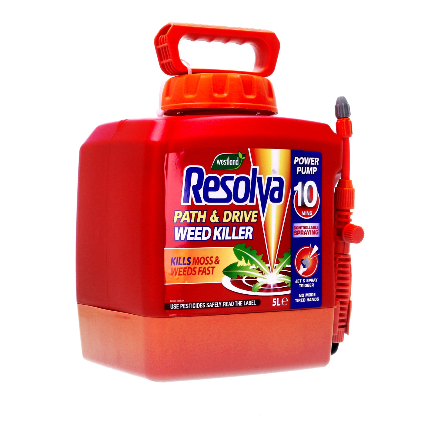 Westland Resolva Path & Drive Weedkiller 5L Power Pump Refill Garden Care