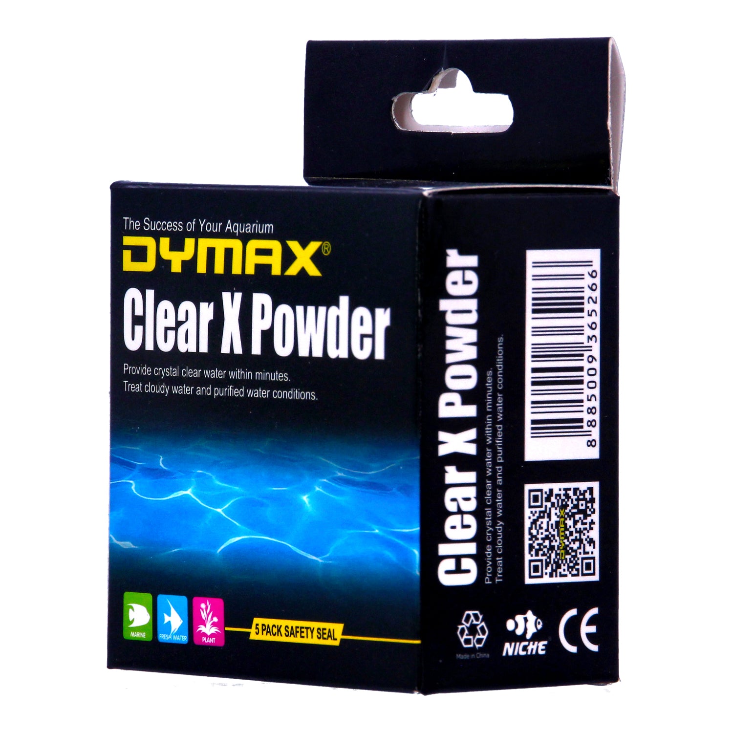 Dymax Aquarium Cloudy Water Treatment Powder