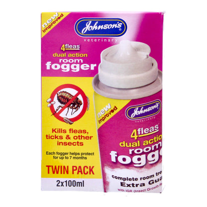 Johnsons 4fleas Room Fogger Twin Pack Flea Killer