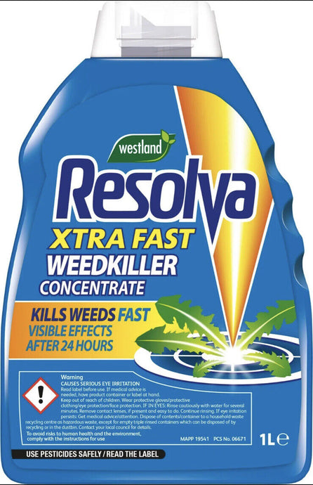 Resolva Xtra Fast Concentrate Weedkiller 1L