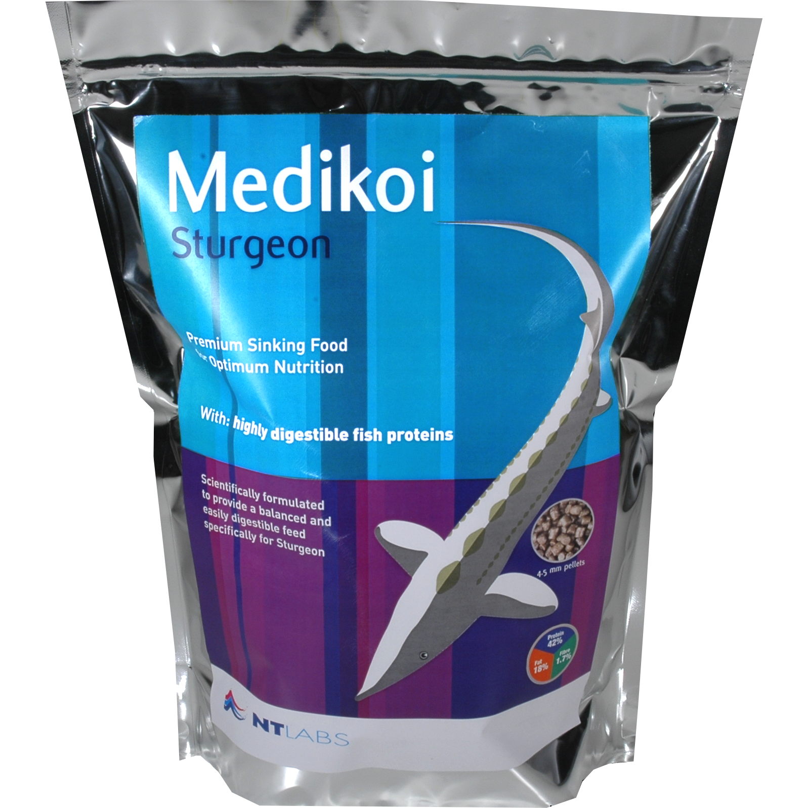 NT Labs Medikoi Sturgeon: High-Protein Sinking Pellets