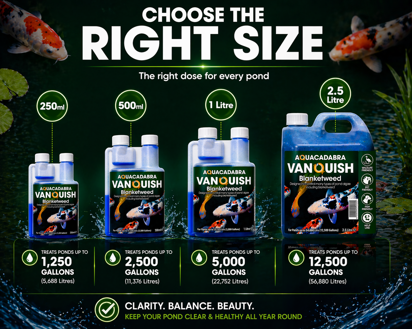 Aquacadabra Vanquish Blanketweed Algae Control Solution