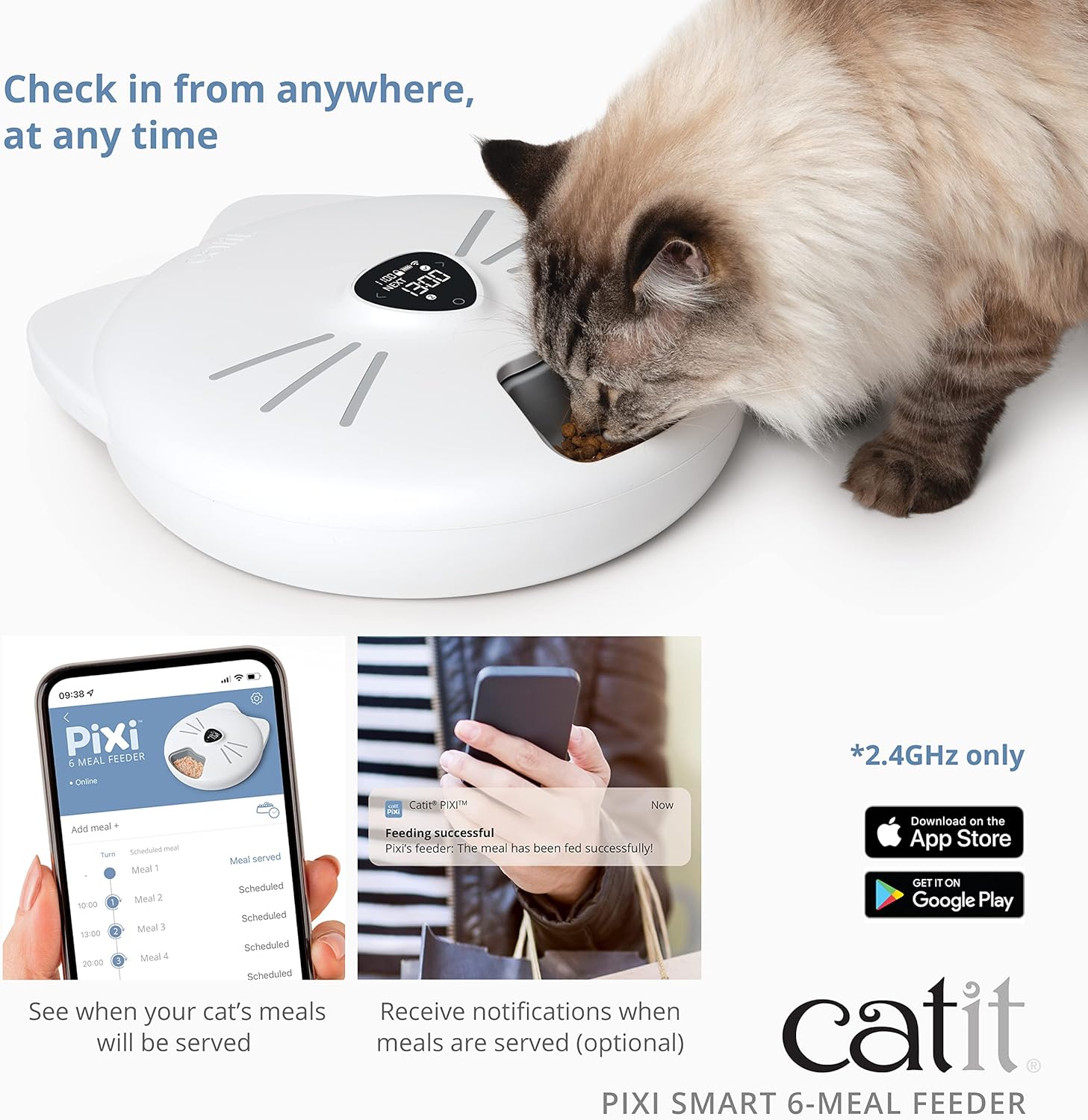 Catit Pixi Smart 6 Meal Feeder