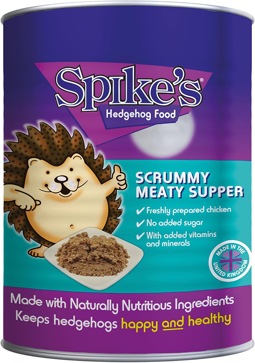 Spikes Hedgehog Food Scrummy Meaty Supper
