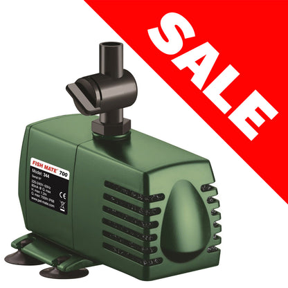 Fish Mate 700 Fountain Pump Koi Fish Garden Pond Flow Waterfall Feature Filter