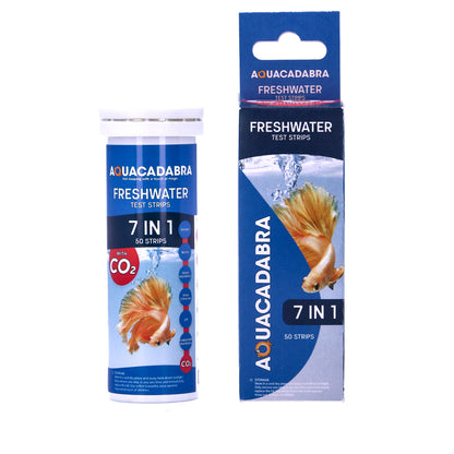 Aquacadabra Aquarium 7 in 1 Nitrate Ph Nitrite 50 Test Strips 