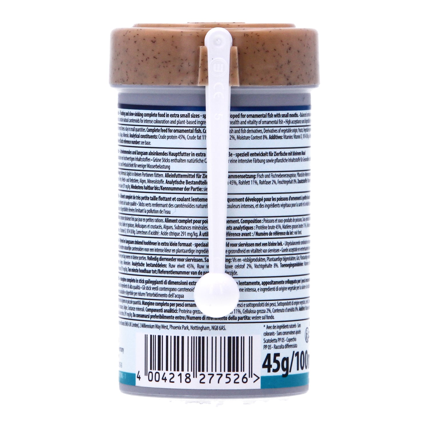 Tetra Micro Fish Food Granules Crisps Sticks Small Tropical 45g 100ml