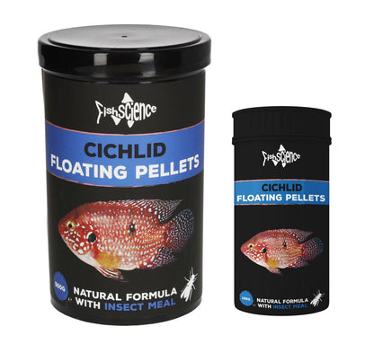 Fish Science Worms & Insect Cichlid Floating Pellets