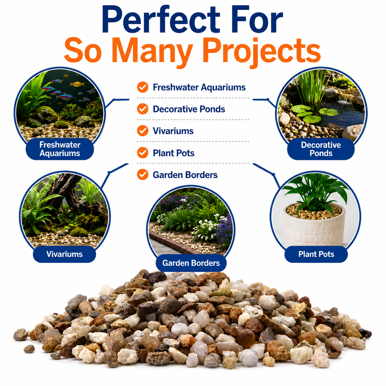Aquacadabra 25Kg Multi-Purpose Natural Pea Gravel