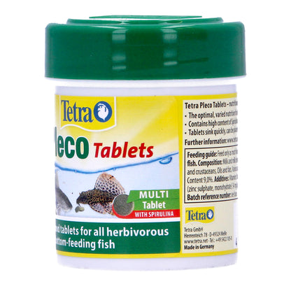 Tetra Plecomin Bottom Feeding Aquarium Fish Food120 Tablets