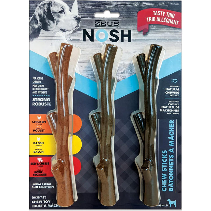 Zeus Nosh Strong Chew Sticks 3 Pack