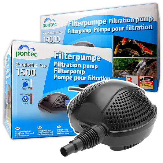 Oase PondoMax 1500 Eco Pump - 1500L/h, 4mm Solid Handling