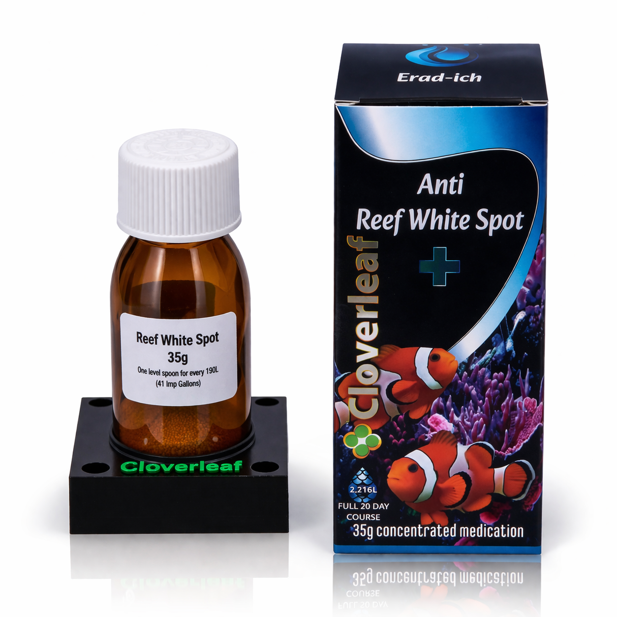 Cloverleaf Reef Anti White Spot Concentrated Aquarium Treatment 35g