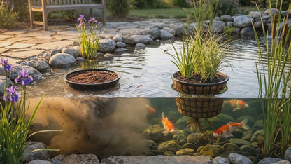 Aquacadabra Hessian Square Plant Basket Liners